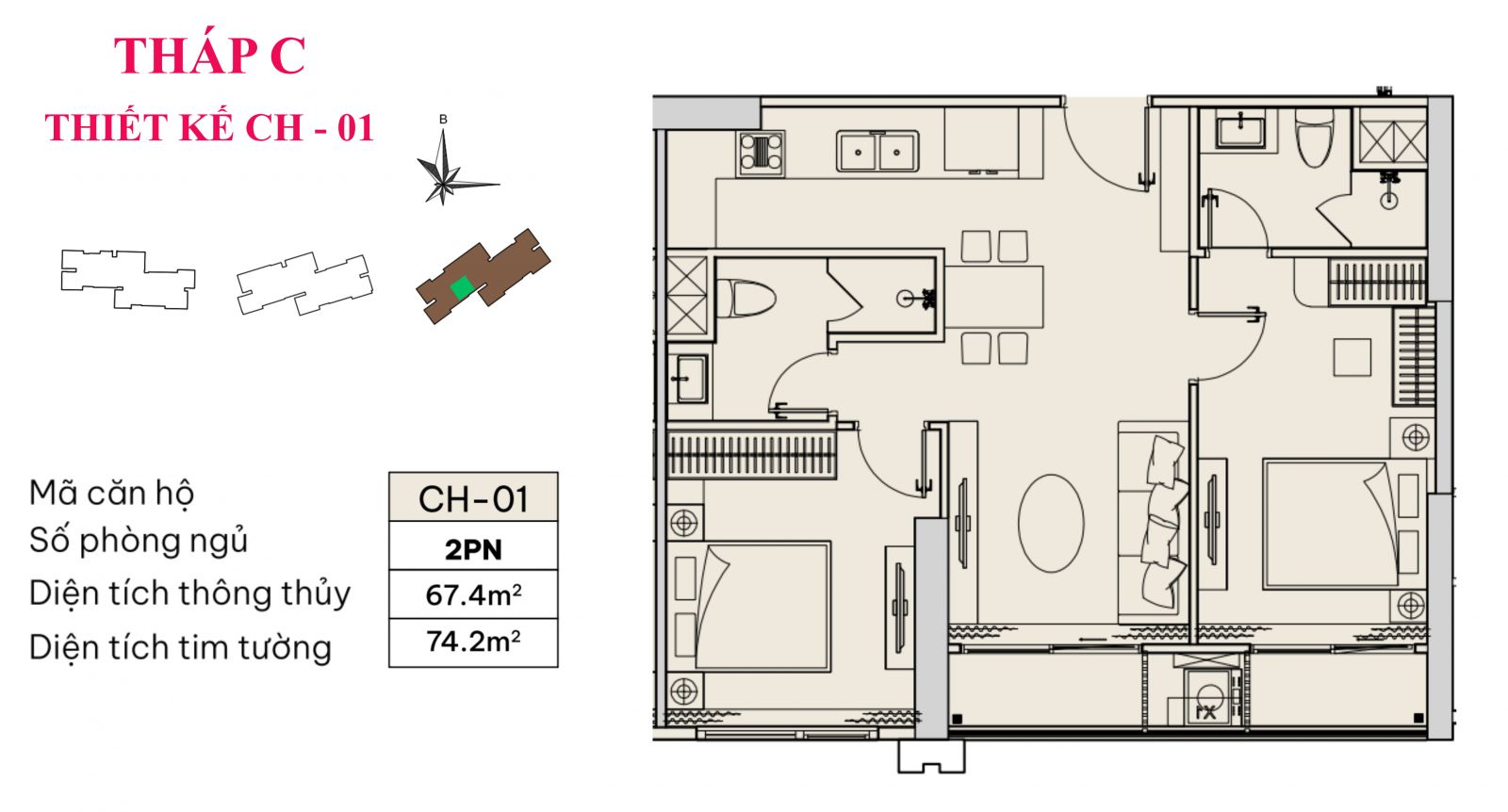 CH-01 | 2PN | 67,4m²