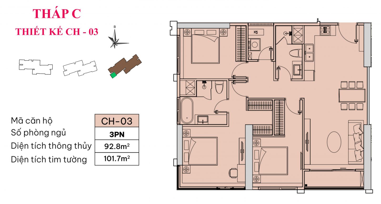CH-03 | 3PN | 92,8m²