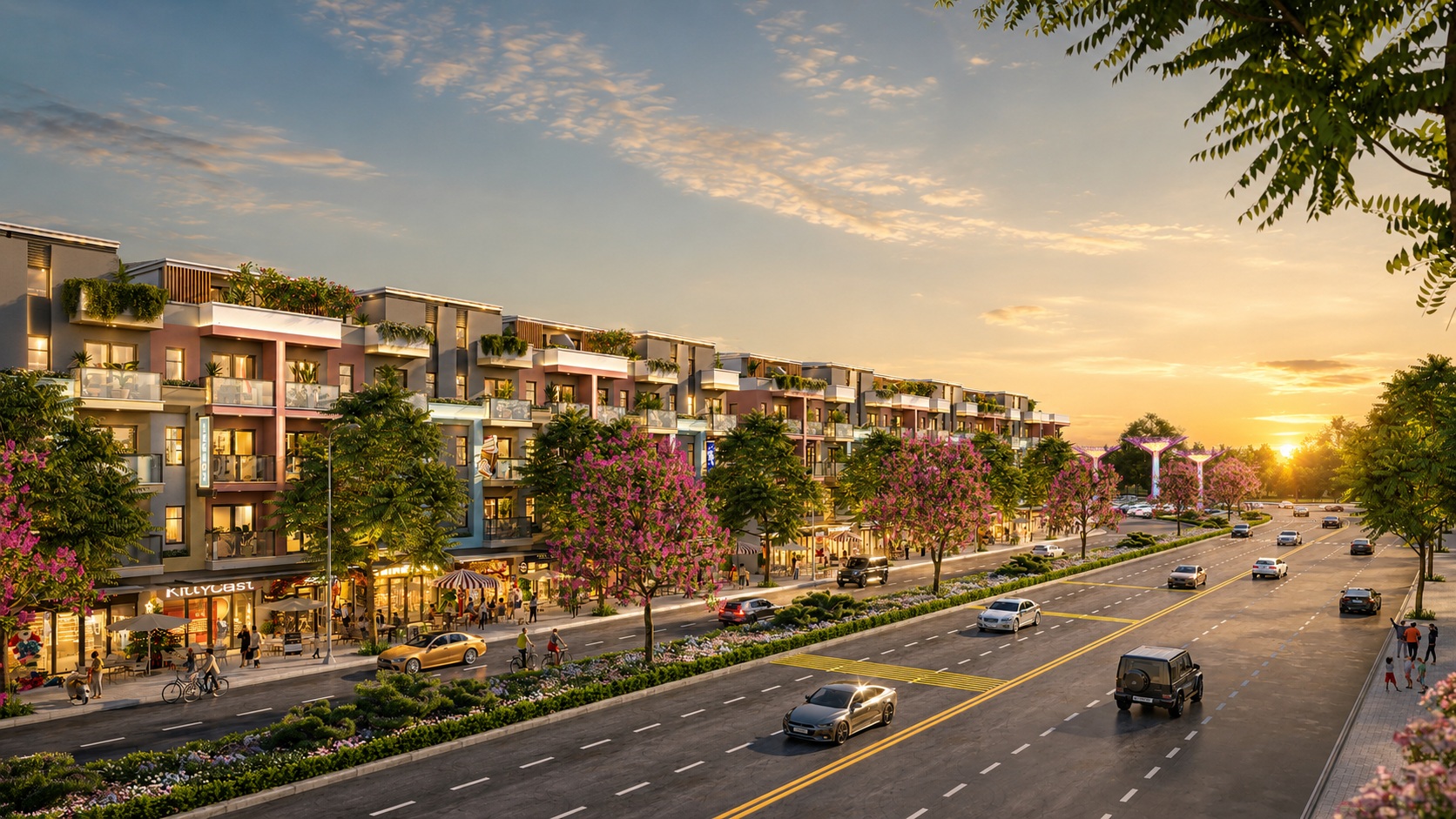 Thiết kế shophouse Vinhomes Hòa Long Bắc Ninh